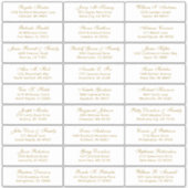 trouwgastensticker voor adresetiketten sticker (Voorkant)