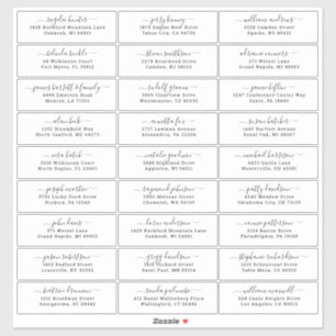  trouwgastensticker voor adresetiketten sticker