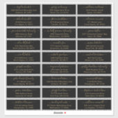  trouwgastensticker voor adresetiketten sticker (Vel)