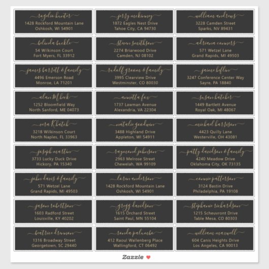  trouwgastensticker voor adresetiketten sticker (Vel)