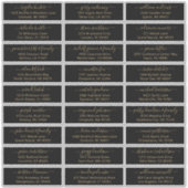  trouwgastensticker voor adresetiketten sticker (Voorkant)