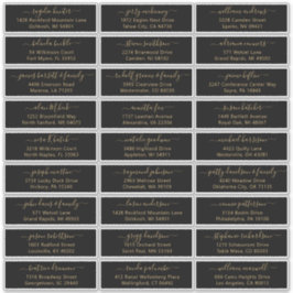  trouwgastensticker voor adresetiketten sticker