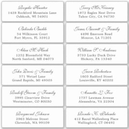  trouwgastensticker voor adresetiketten sticker