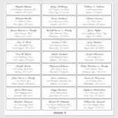  trouwgastensticker voor adresetiketten sticker (Vel)