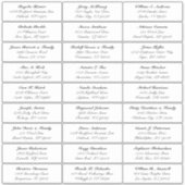  trouwgastensticker voor adresetiketten sticker (Voorkant)