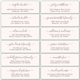  trouwgastensticker voor adresetiketten sticker