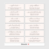  trouwgastensticker voor adresetiketten sticker (Vel)