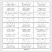  trouwgastensticker voor adresetiketten sticker (Vel)