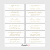  trouwgastensticker voor adresetiketten sticker (Vel)