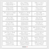  trouwgastensticker voor adresetiketten sticker (Vel)