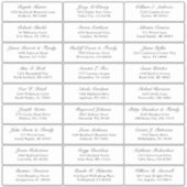  trouwgastensticker voor adresetiketten sticker (Voorkant)