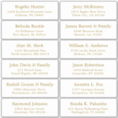  trouwgastensticker voor adresetiketten sticker (Voorkant)