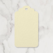 Trouwgeel Cadeaulabels (Achterkant)