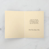 Trouwgeluk uit het verleden bedankkaart (Binnen)