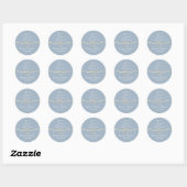 Trouwgeschenk Verdeel Liefde Ronde Sticker (Vel)