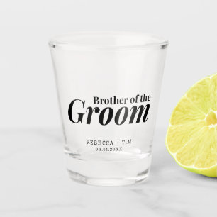 Trouwgeschenk voor de broer van de bruidegom  shot glas