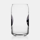 Trouwgetuige foto vrijgezellenfeest blikvorm glas (Links)