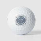Trouwgetuige Maatwerk Monogram Golfballen (Voorkant)