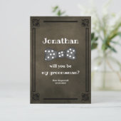 Trouwgetuige Voorstel Kaart (Staand voorkant)