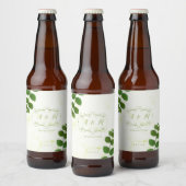 Trouwgroen Chic Bier Etiket (Flessen)