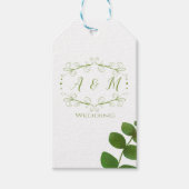 Trouwgroen Chic Cadeaulabel (Voorkant)