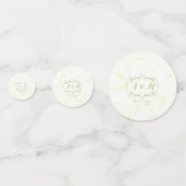 Trouwgroen Chic Confetti (Voorkanten)