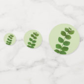 Trouwgroen Chic Confetti (Achterkanten)
