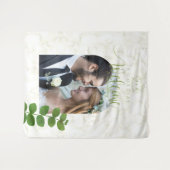 Trouwgroen Chic Foto Wandkleed (Voorkant (horizontaal))