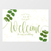 Trouwgroen Chic Raamsticker (Vel)