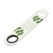 Trouwgroen Chic Speed Flessenopener (Voorkant Gekanteld)