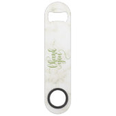 Trouwgroen Chic Speed Flessenopener (Achterkant)