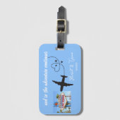 Trouwgunst Bagagelabels voor Destination Wedding (Voorkant (verticaal))