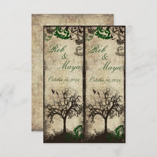 Trouwgunst Boeklezers om zelf uit te knippen (Voorkant / Achterkant)