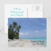 Trouwgunst Briefkaart 2Gepersonaliseerd (Voorkant / Achterkant)