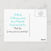 Trouwgunst Briefkaart 2Gepersonaliseerd (Achterkant)