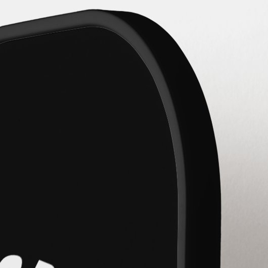 Trouwgunst Bruidegom Foto Pickleball Paddle (Links Detail)