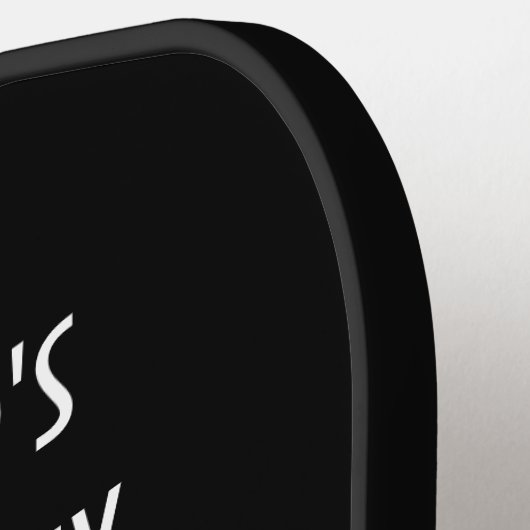 Trouwgunst Bruiloft Feest Bier Proost Pickleball Paddle (Links Detail)