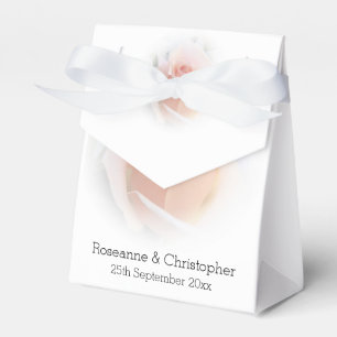 Trouwgunst Dozen Perzik Roze Rosebud Bedankdoosjes
