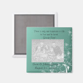 Trouwgunst Foto Magneet Sjabloon (Voorkant / Achterkant)