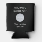 Trouwgunst Golfbal Bachelorfeest Blikjeskoeler (Voorkant)