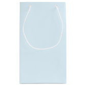 Trouwgunst Ice Blue Namen & Datum Klein Cadeauzakje (Achterkant)