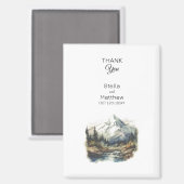 Trouwgunst Kerstavontuur Outdoor Engage Magneet (Voorkant / Achterkant)