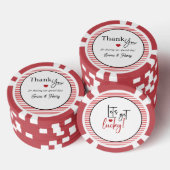 Trouwgunst Lucky in Love Poker Chips (Opstapeling)