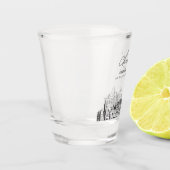 Trouwgunst Salt Lake City Persoonlijk Proost Shot Glas (Links)