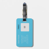 Trouwgunst Zitting Grafiek Gids Bagagelabel (Achterkant verticaal)