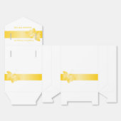 Trouwgunstdoos Gele Vlinder Bedankdoosjes (Ongevouwen)