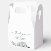 Trouwgunstdoos met persoonlijke noot uit Las Vegas Bedankdoosjes (Geopend)