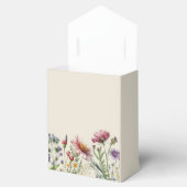 Trouwgunstdoos met wilde bloementuin bedankdoosjes (Geopend)