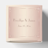 Trouwgunstdozen Roze Vintage Op Maat Bedankdoosjes (Bovenkant)