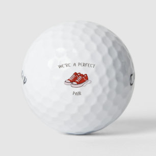 Trouwgunsten Welkomsttas 'We zijn een perfect paar Golfballen